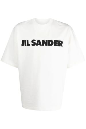 White cotton T-shirt JIL SANDER | J21GC0001J45148102